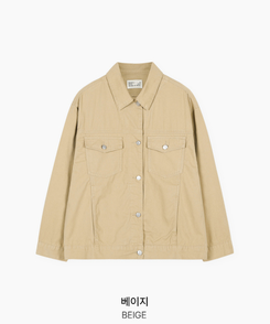 コットンオーバーフィットジャケット