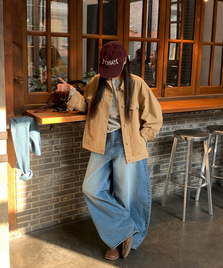 コットンオーバーフィットジャケット BEIGE