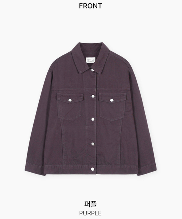 コットンオーバーフィットジャケット