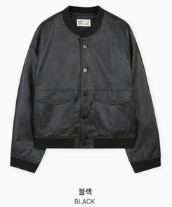 オーバーフィットレザージャケット