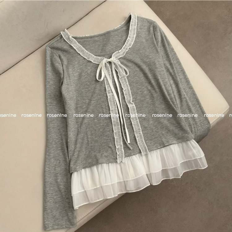 キャミソールレースカーディガン