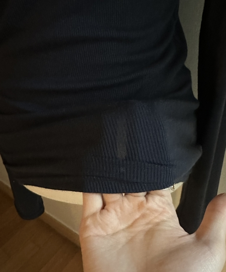 デイリーリブラウンド長袖Tシャツ(7color)