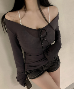 【カップ付き】3cmパッドインナーブラトップ(6color) WHITE