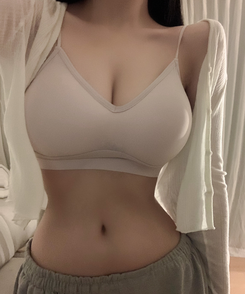 【カップ付き】3cmパッドインナーブラトップ(6color) PINK