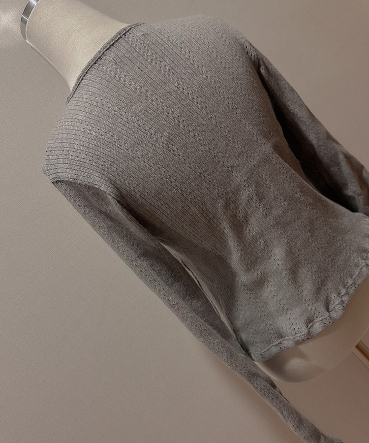 ビビッドフラワーパンチングカーディガン