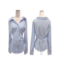 スプリングオフショルダーシャツ