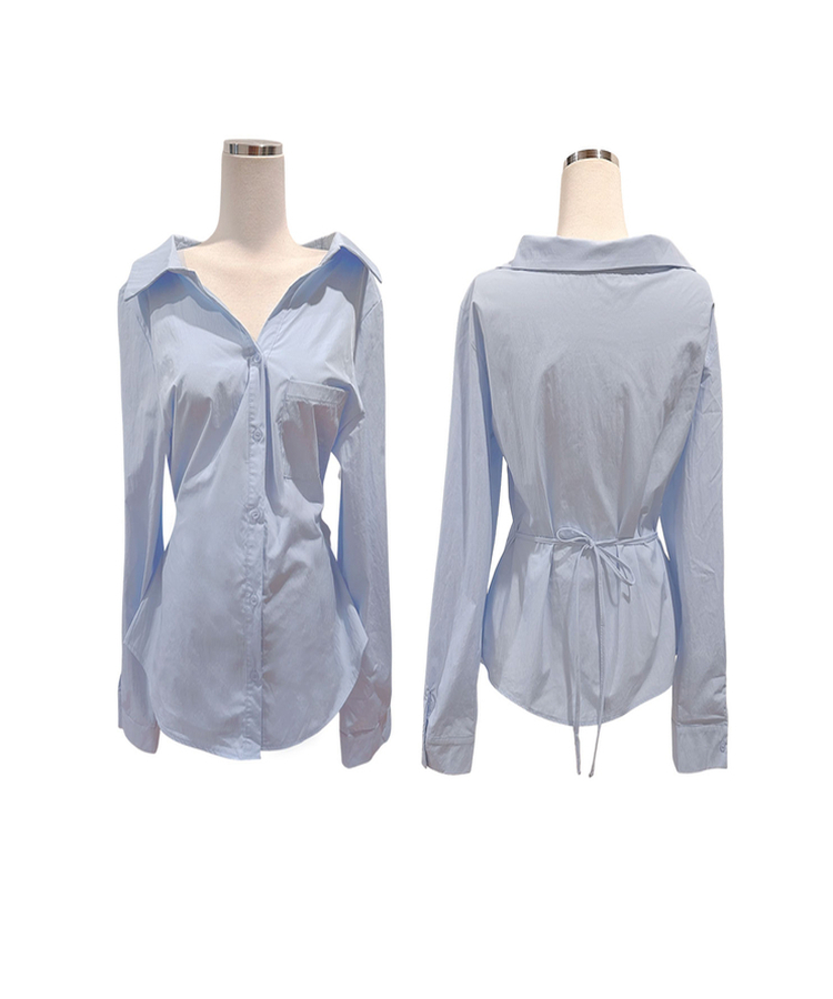 スプリングオフショルダーシャツ