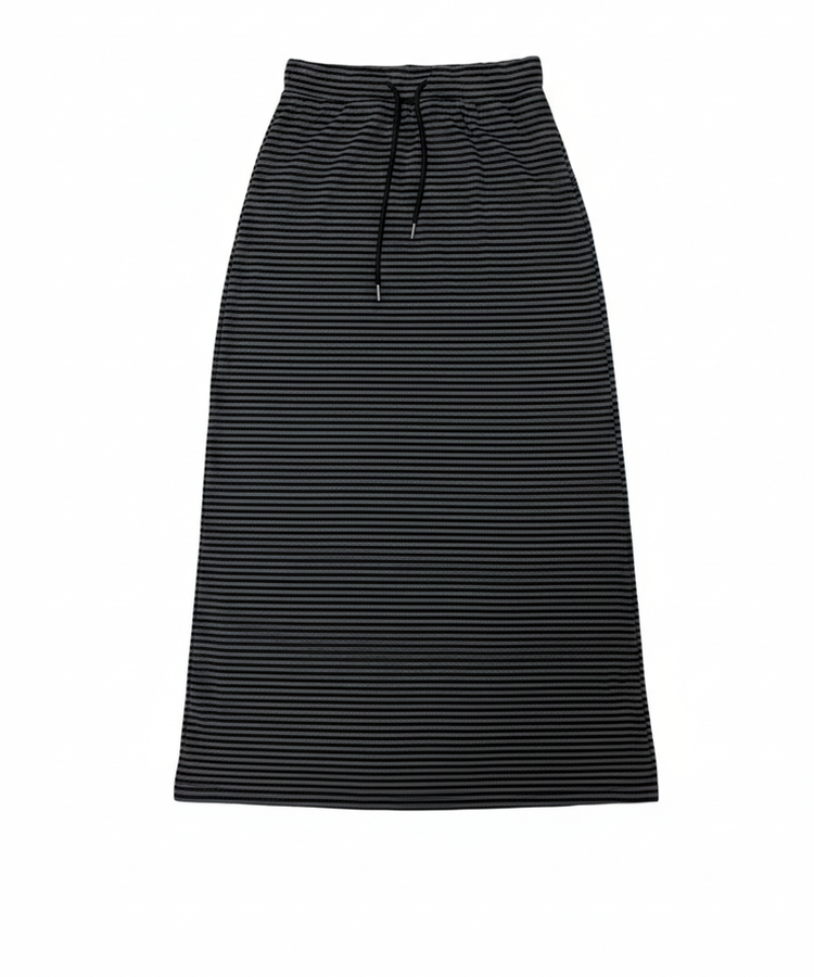 ストライプロングマキシスカート