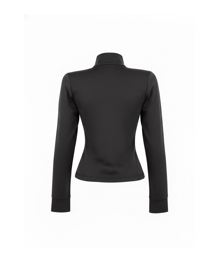 スリムハイネックジップアップ(6color)