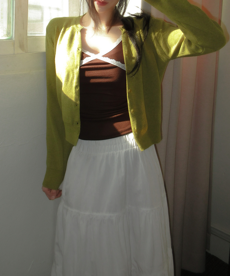 フェアリーフリルロングマキシスカート WHITE