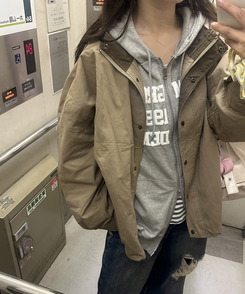 ミリタリージャケット BEIGE