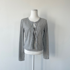 【SET】フリルリボンキャミソール カーディガン