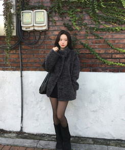 ホーボーレザーショルダーバッグ BLACK