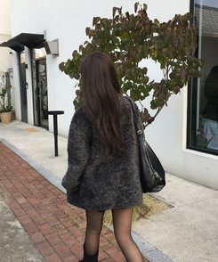 ホーボーレザーショルダーバッグ BLACK