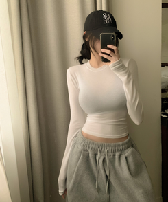 ウールスキングラムTシャツ(7color) IVORY