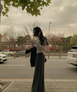 ウールスキングラムTシャツ(7color) GREY