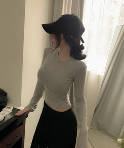 ウールスキングラムTシャツ(7color) GREY