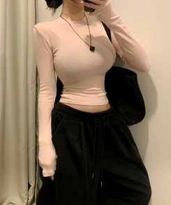 ウールスキングラムTシャツ(7color) PINK