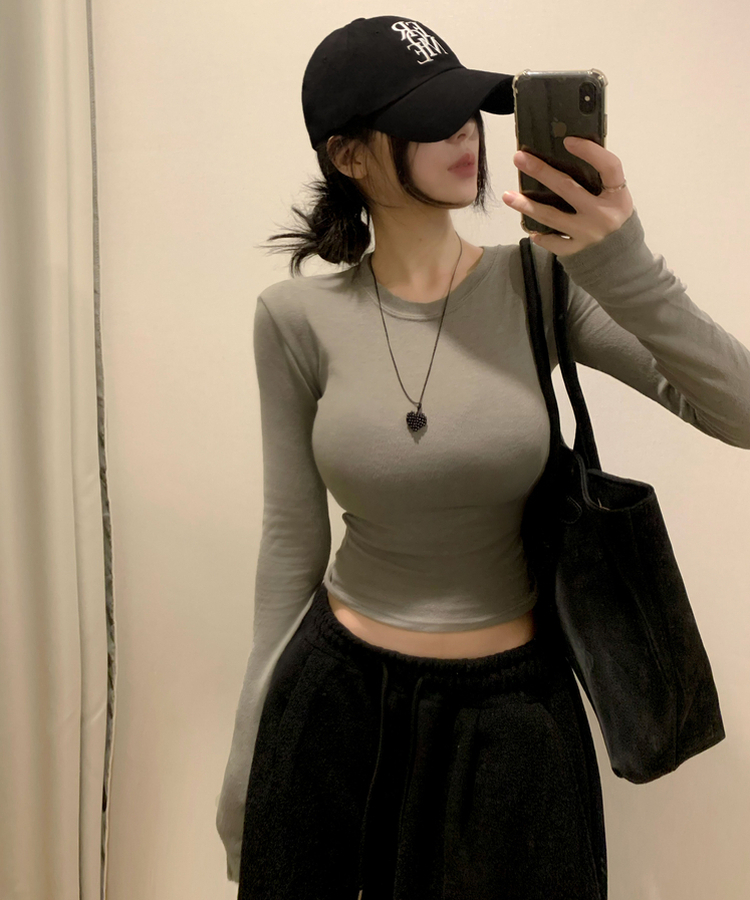 ウールスキングラムTシャツ(7color) GREY