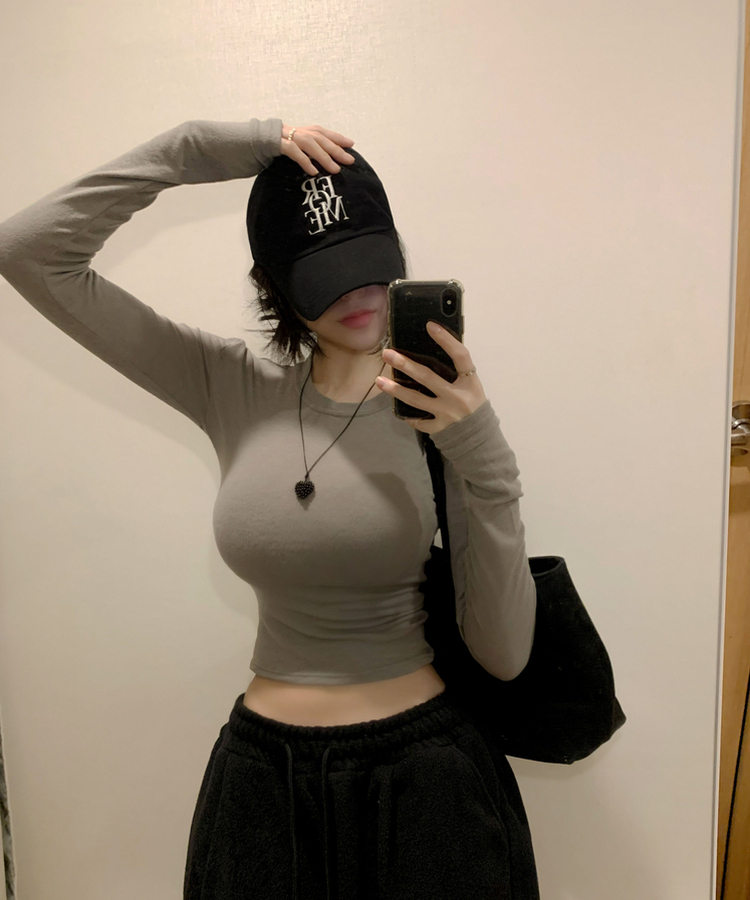 ウールスキングラムTシャツ(7color) GREY