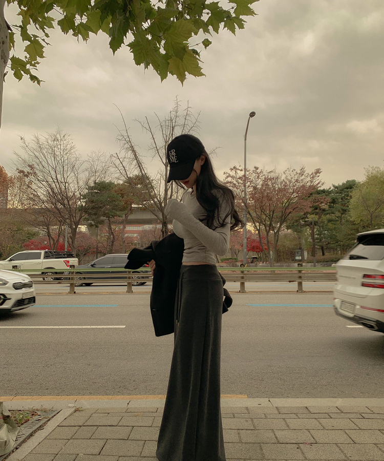 ウールスキングラムTシャツ(7color) GREY