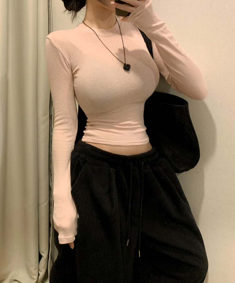 ウールスキングラムTシャツ(7color) PINK