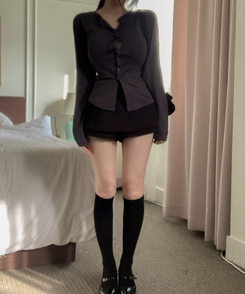 デイリーコットンシャS(6color) CHARCOAL