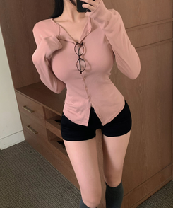 デイリーコットンシャS(6color) PINK