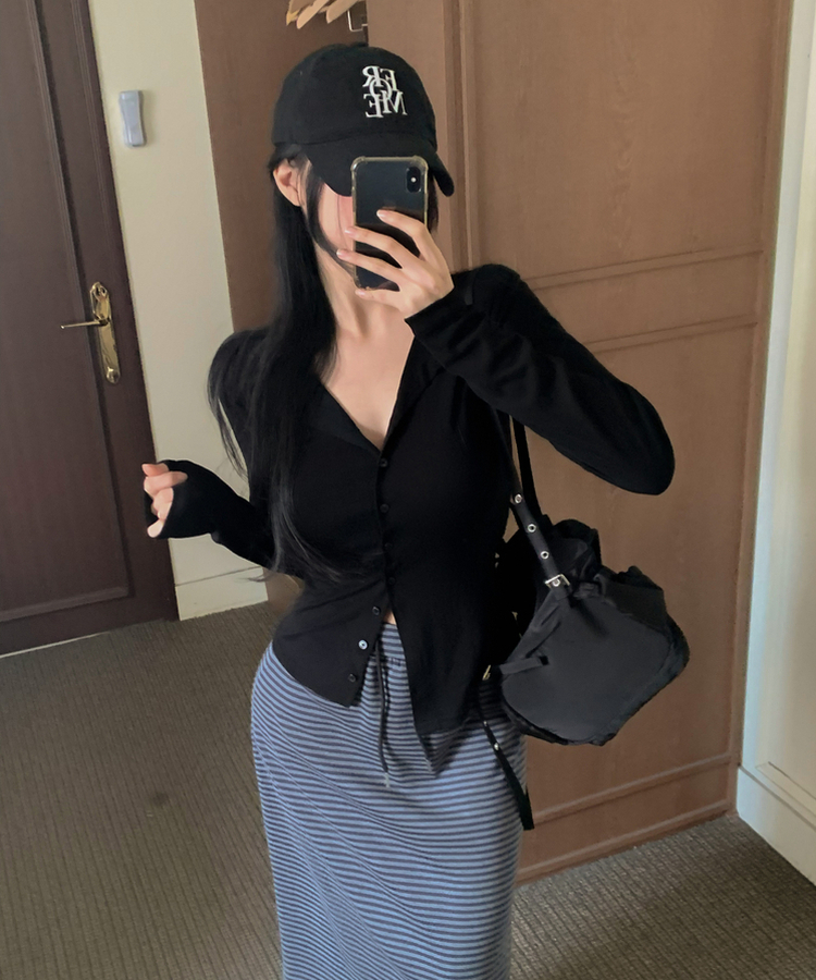 デイリーコットンシャS(6color) BLACK