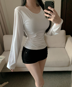 エアリーカバー長袖Tシャツ(6color) IVORY