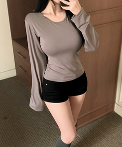 エアリーカバー長袖Tシャツ(6color) MOCHA