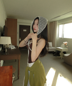 レーススパンインナーキャミソール(10color) BROWN