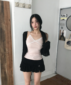 レーススパンインナーキャミソール(10color) PINK