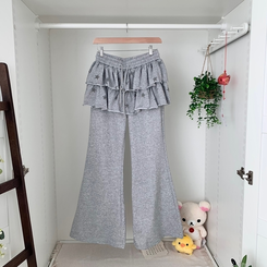 スターティアードスカートレイヤードパンツ