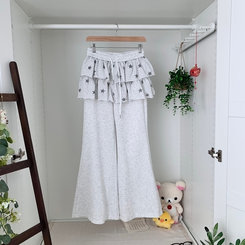 スターティアードスカートレイヤードパンツ