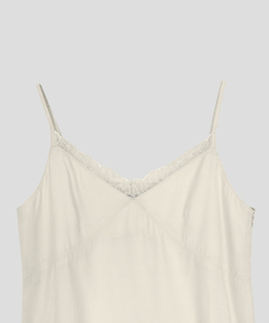 Vネックレースキャミソール