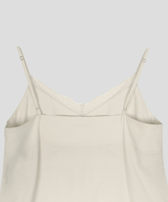 Vネックレースキャミソール