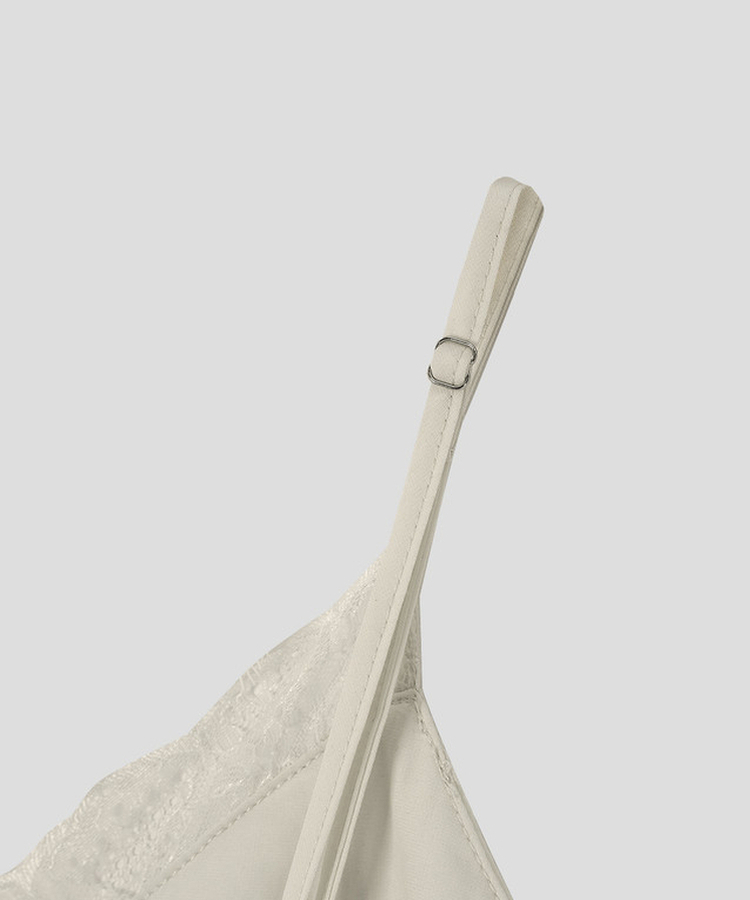 Vネックレースキャミソール