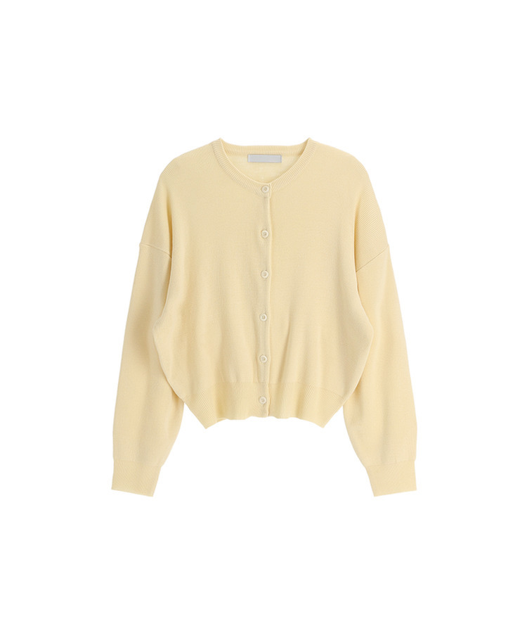 (9カラー♥／春カーディガン)   ラウンドネック ニット 長袖 カーディガン