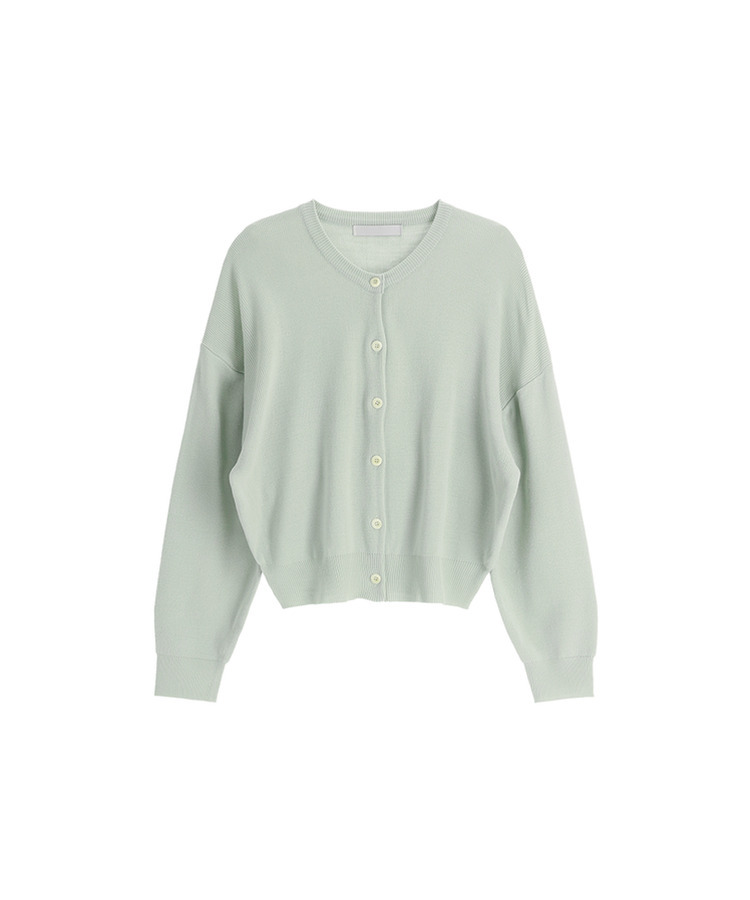 (9カラー♥／春カーディガン)   ラウンドネック ニット 長袖 カーディガン