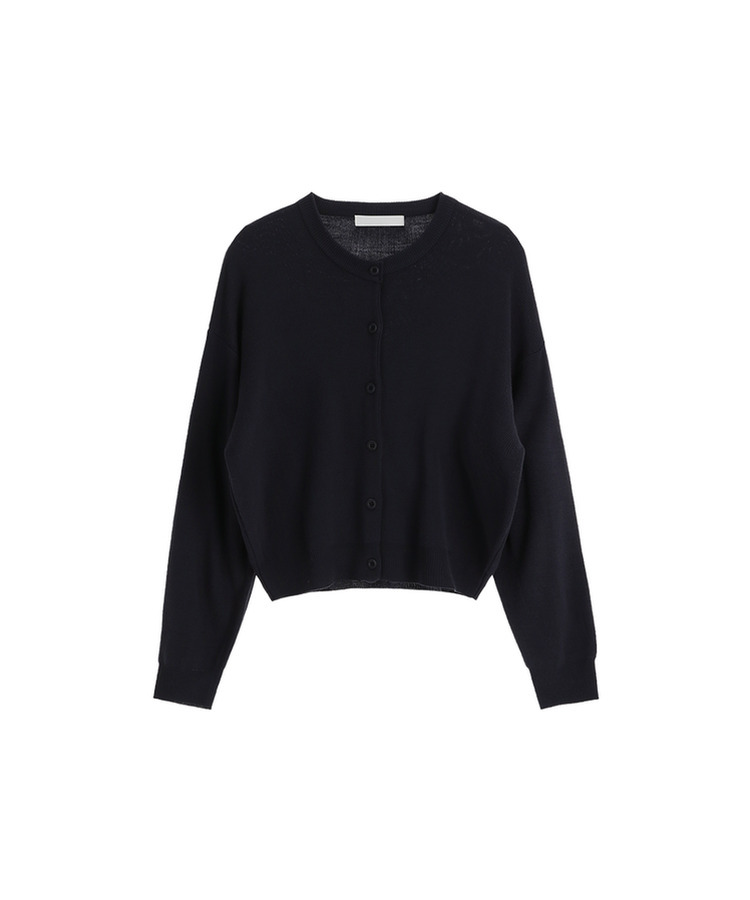 (9カラー♥／春カーディガン)   ラウンドネック ニット 長袖 カーディガン