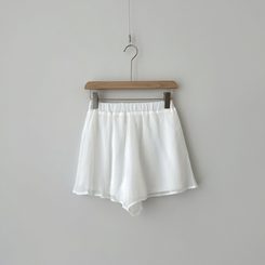 【SET】ボタンブラウス＋スカートパンツ