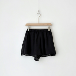 【SET】ボタンブラウス＋スカートパンツ