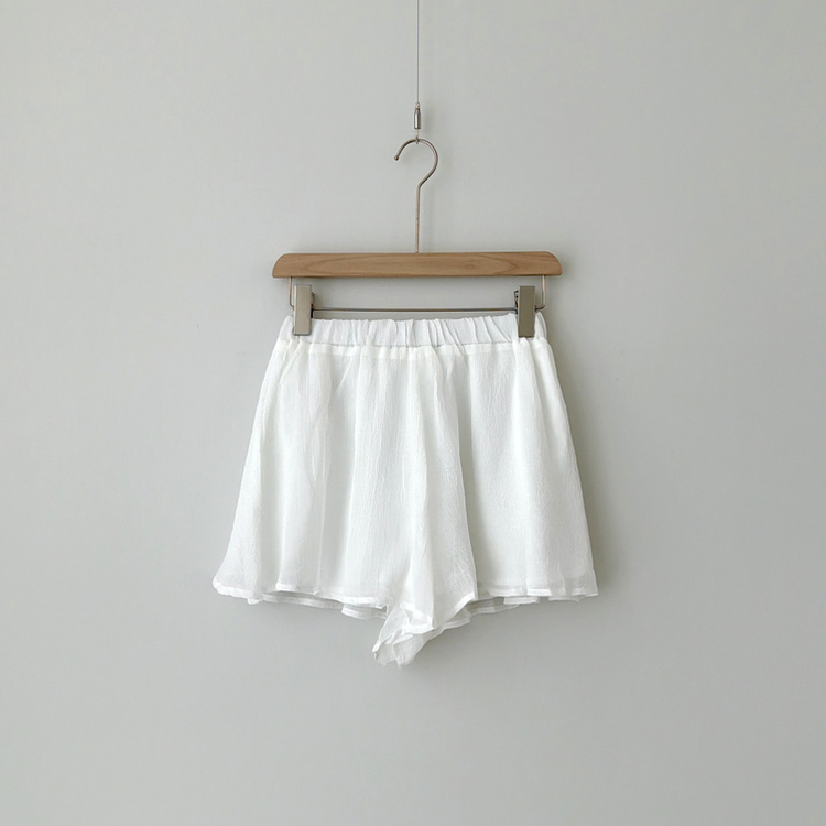 【SET】ボタンブラウス＋スカートパンツ