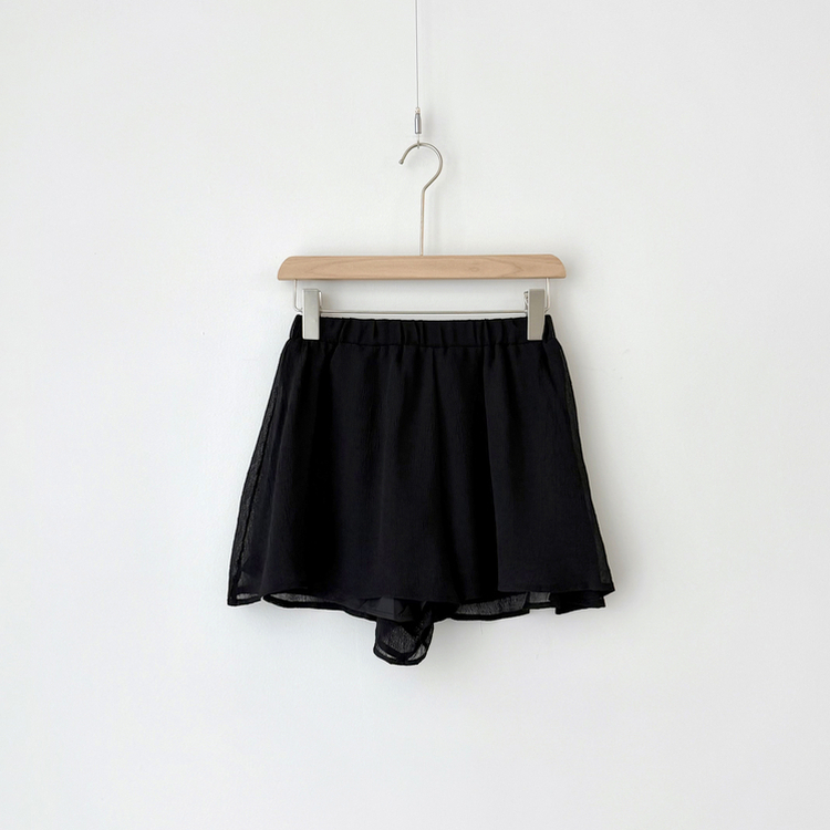 【SET】ボタンブラウス＋スカートパンツ