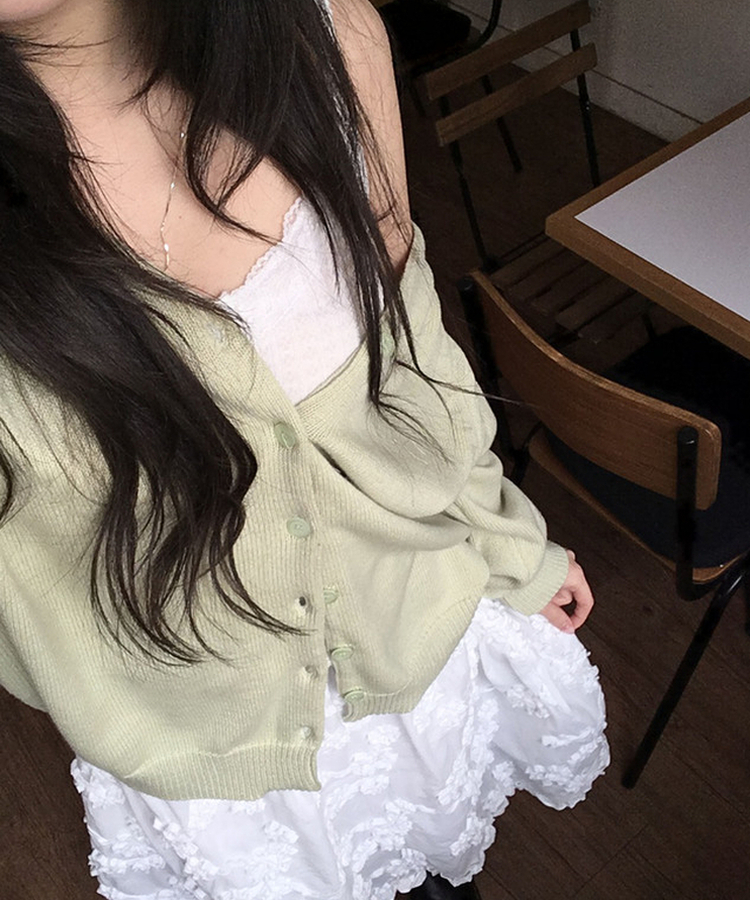 デイリーハーフカーディガン(6color) MINT