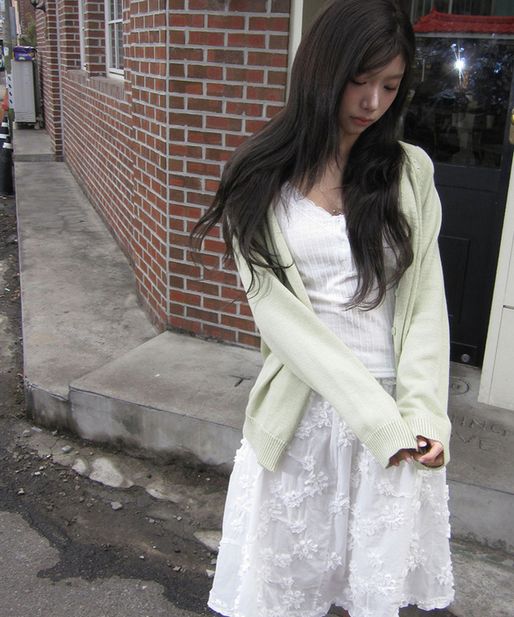 デイリーハーフカーディガン(6color) MINT