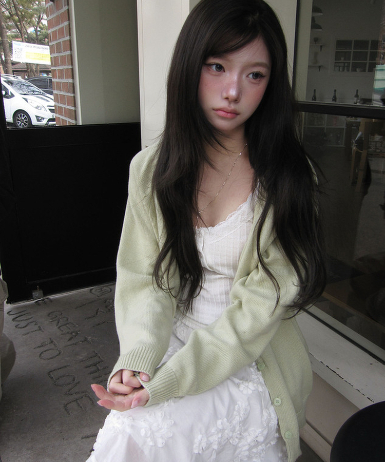 デイリーハーフカーディガン(6color) MINT