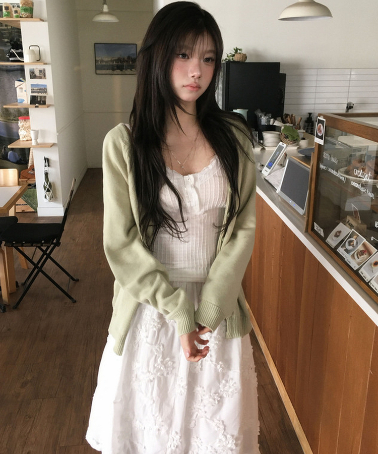 デイリーハーフカーディガン(6color) MINT