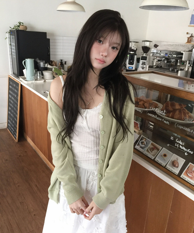 デイリーハーフカーディガン(6color) MINT